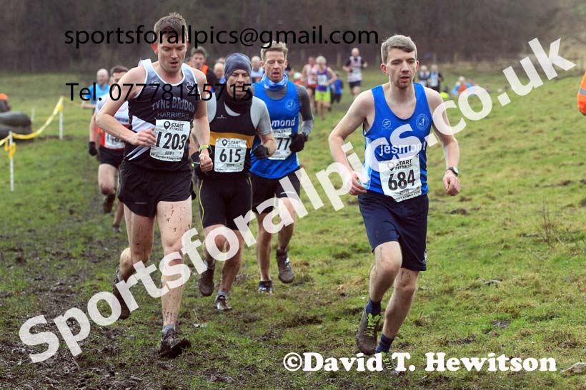 Senior mens 2022 North Eastern Harrier League, Thornley Farm, Peterlee, County Durham. Photo: David T. Hewitson/Sports for All Pics